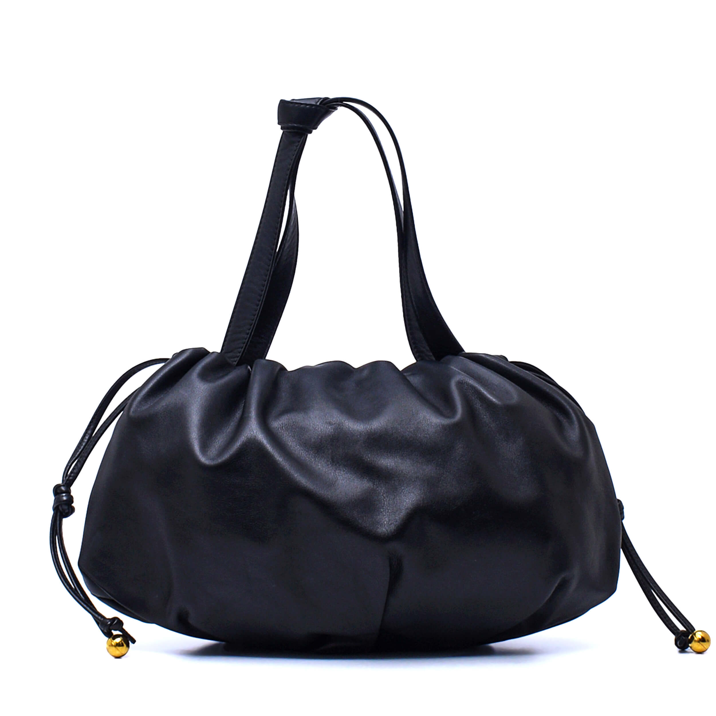 Bottega Veneta - Black Leather Medium The Bulb Bag